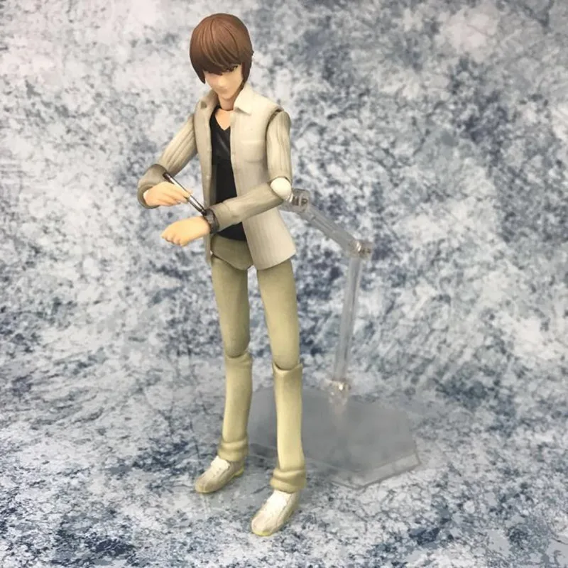 DEATH NOTE Figma 008 Yagami световые Фигурки игрушки Death Note L 16 см ПВХ модель кукла с коробкой
