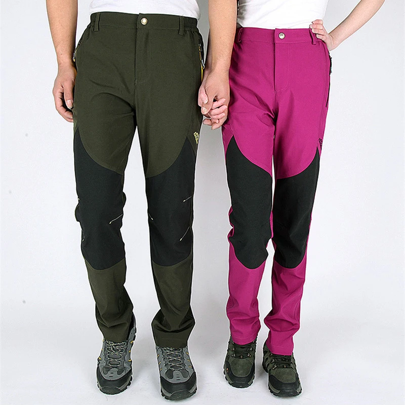 Pantalones de invierno súper elásticos para mujer, pantalones de senderismo, pesca, Camping, impermeables, de secado rápido, 2018 nuevos pantalones de senderismo M 5XL Pantalones de invierno súper elásticos para mujer, pantalones de senderismo, pesca, Camping, impermeables, de secado rápido, 2018 nuevos pantalones de senderismo M 5XL