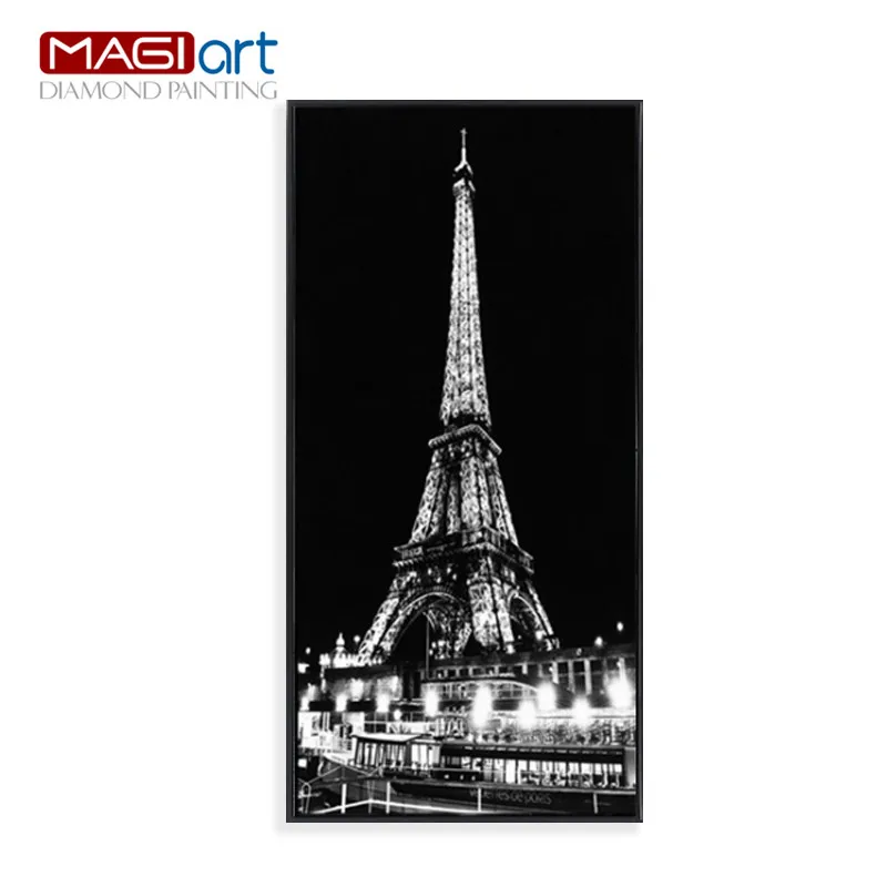 

Diamond painting accessories,Diamond embroidery,5D DIY mosaic Diamant, picture of rhinestones,full round Eiffel Tower ZML007