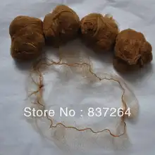 5 мм одноразовая нейлоновая сетка для волос невидимая одноразовая сеть для волос 20 дюймов светло-коричневый цвет Защитная повязка на бороду