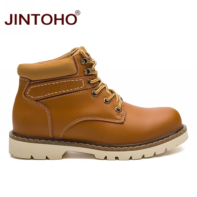 uno di Se invernali alta vera scarpe in Zong moto Jintoho qualità nuovi in qian stivali uomini lavoro sicurezza gomma maschile pelle Zong Hei qUSwnHI
