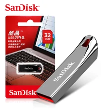 SanDisk Cruzer Force USB флеш-накопитель 64 ГБ 32 ГБ 16 ГБ флеш-накопители USB 2,0 Поддержка официальных верификации Memoria Stick