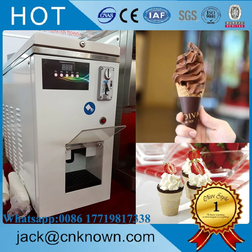 Hot sale commercial 3600W 220V high quality soft ice cream vending