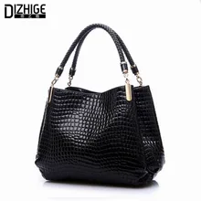 2015 Alligator Leather font b Women b font font b Handbag b font Bolsas De Couro