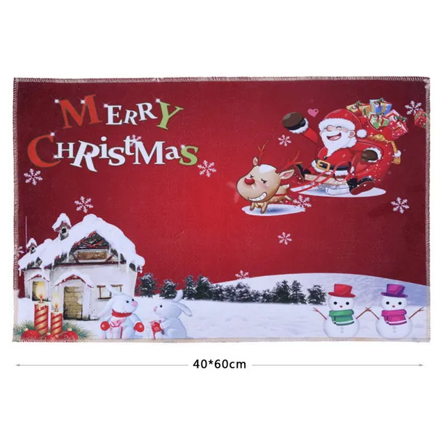 Buy Christmas Memory Plush + Rubber Bath Mats Bathroom