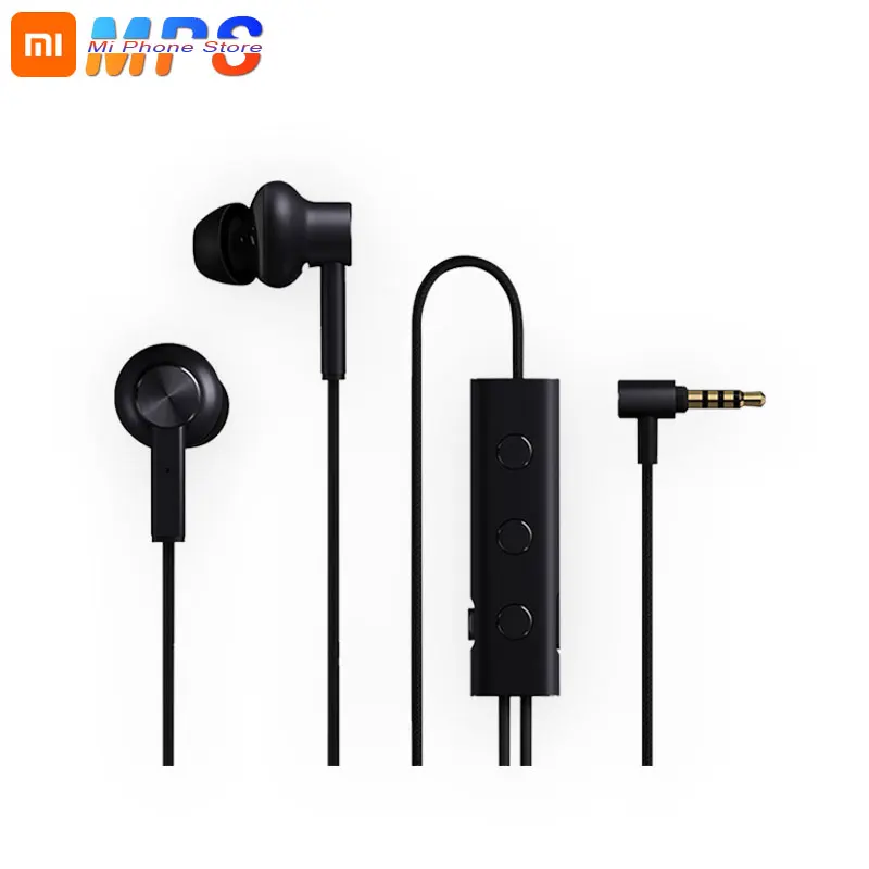 

Original Xiaomi 3.5 ANC Earphones Hybrid 3 Unit 2 Grade Noise Cancel 6 Serie Al-Alloy Braid Wire Metal Clamp L Plug Hi-Res Music