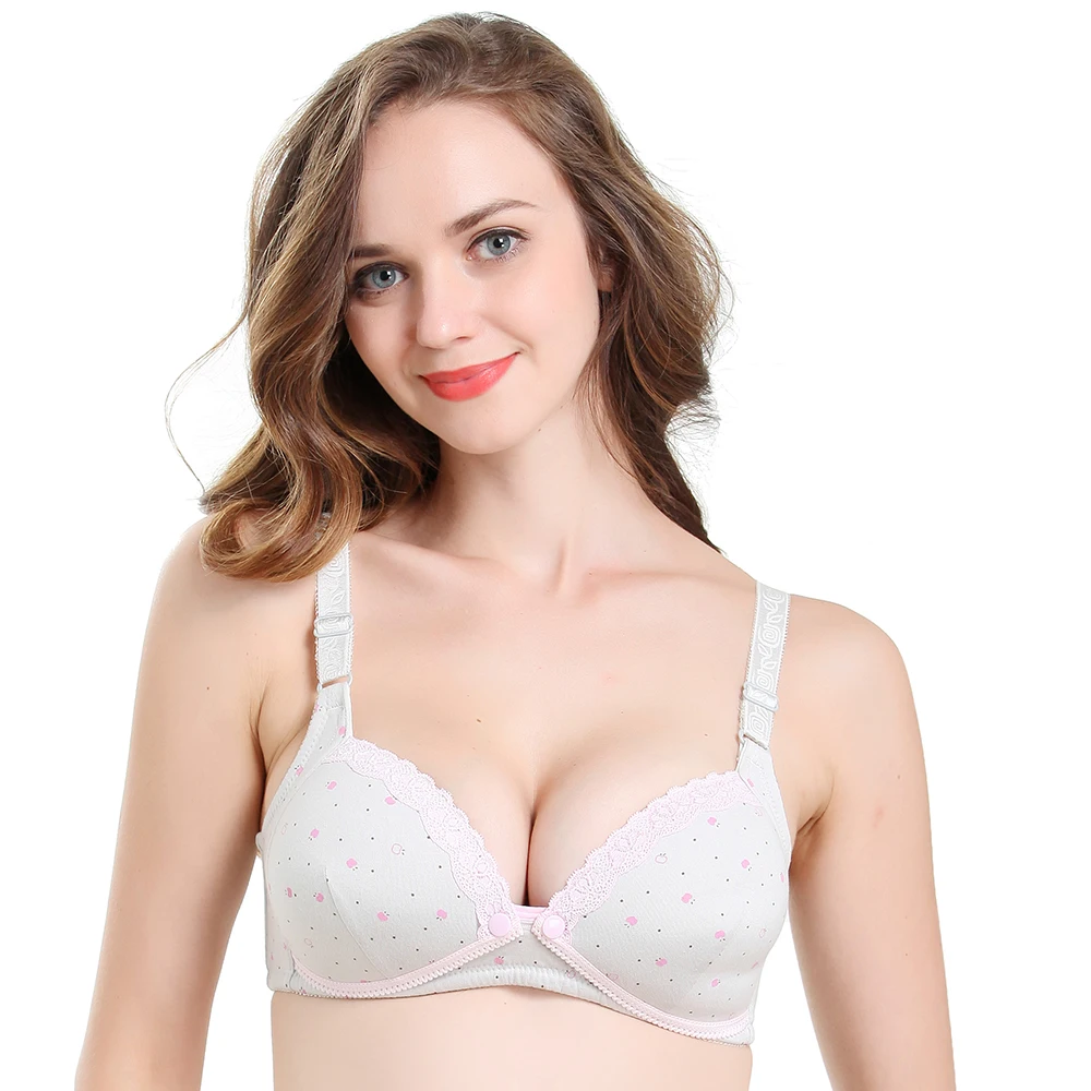 New Arrival Cotton Underwired Maternity Baby feeding Nursing Bra Soft