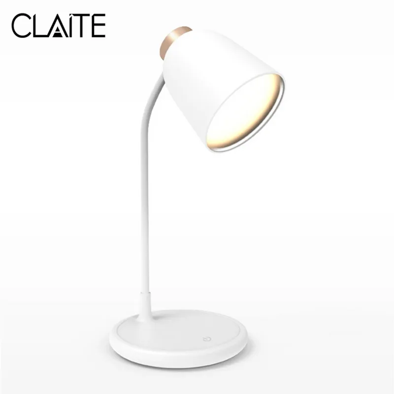 

CLAITE 4W Flexible LED Dimming Table Lamp USB Rechargeable Hand Motion Desk Lamp Eye Protection Night Light 36 LED Reading Lamp
