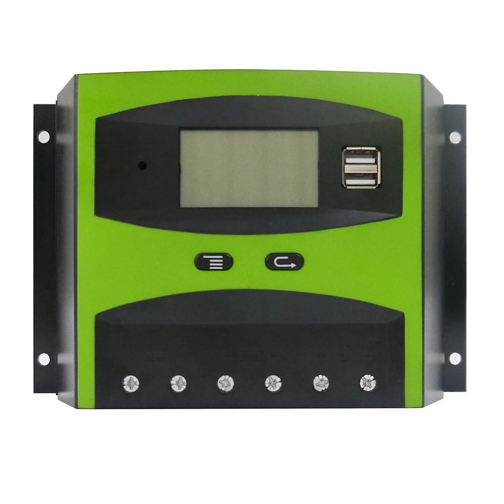 

MAYLAR 50A PWM Solar Charge Controller 12V 24V Auto 48V Solar PV Battery Regulator with LCD Display For off grid System