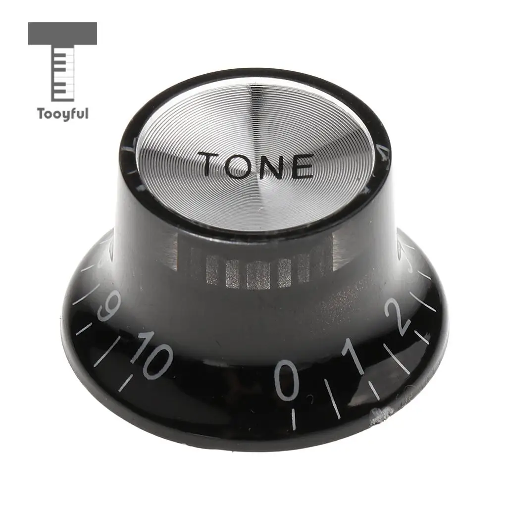 Tooyful 3 Pieces 6mm Volume Knob/Tone Knob/Effects Pedal Potentiometer Control Knob