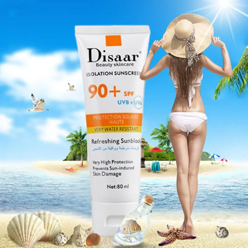 

DISAAR 80ml Sun Block Strong Isolation Whitening Long Lasting Moisturizing Sunscreen Concealer Foundation 80ml
