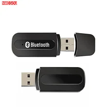 USB беспроводной Bluetooth музыкальный стерео приемник адаптер AMP Dongle аудио Aux автомобильный домашний динамик 3,5 мм разъем мини синий зуб передатчик