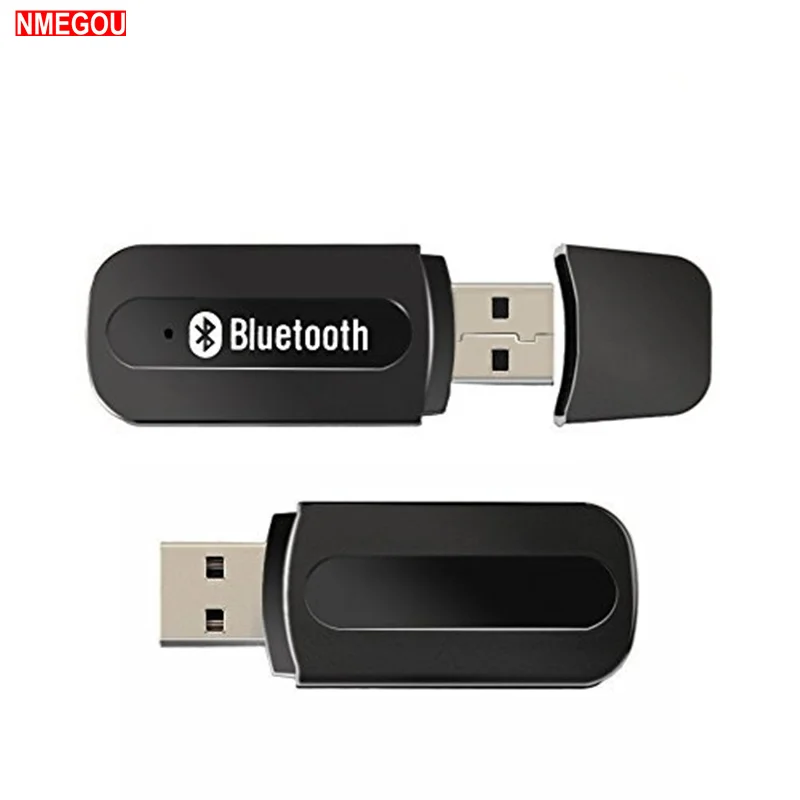 

USB Wireless Bluetooth Music Stereo Receiver Adapter AMP Dongle Audio Aux Car Home Speaker 3.5mm Jack Mini Blue Tooth Transmiter