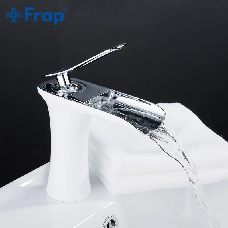 Günstige FRAP Becken Armaturen wasserfall wasserhahn becken mischer waschbecken armaturen bad wasserhahn wasserhahn niederschläge mixer torneira tun anheiro