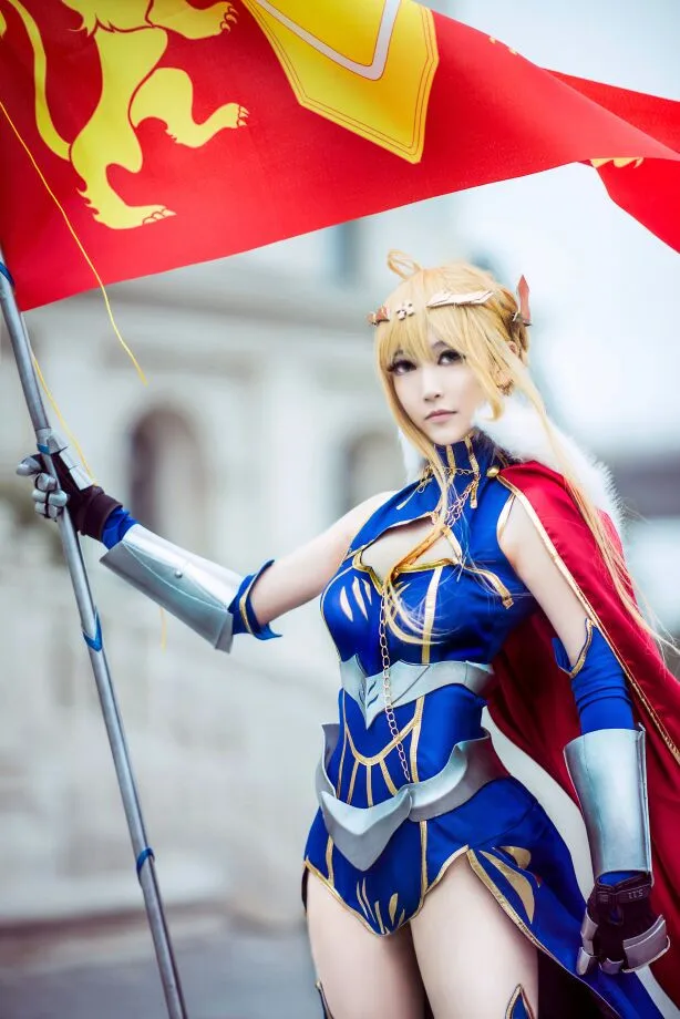 

[Customize] Anime! Fate Grand Order Lancer Riding Habit Gothic Dress Cloak Suit Uniform Cosplay Costume For Halloween Free Ship