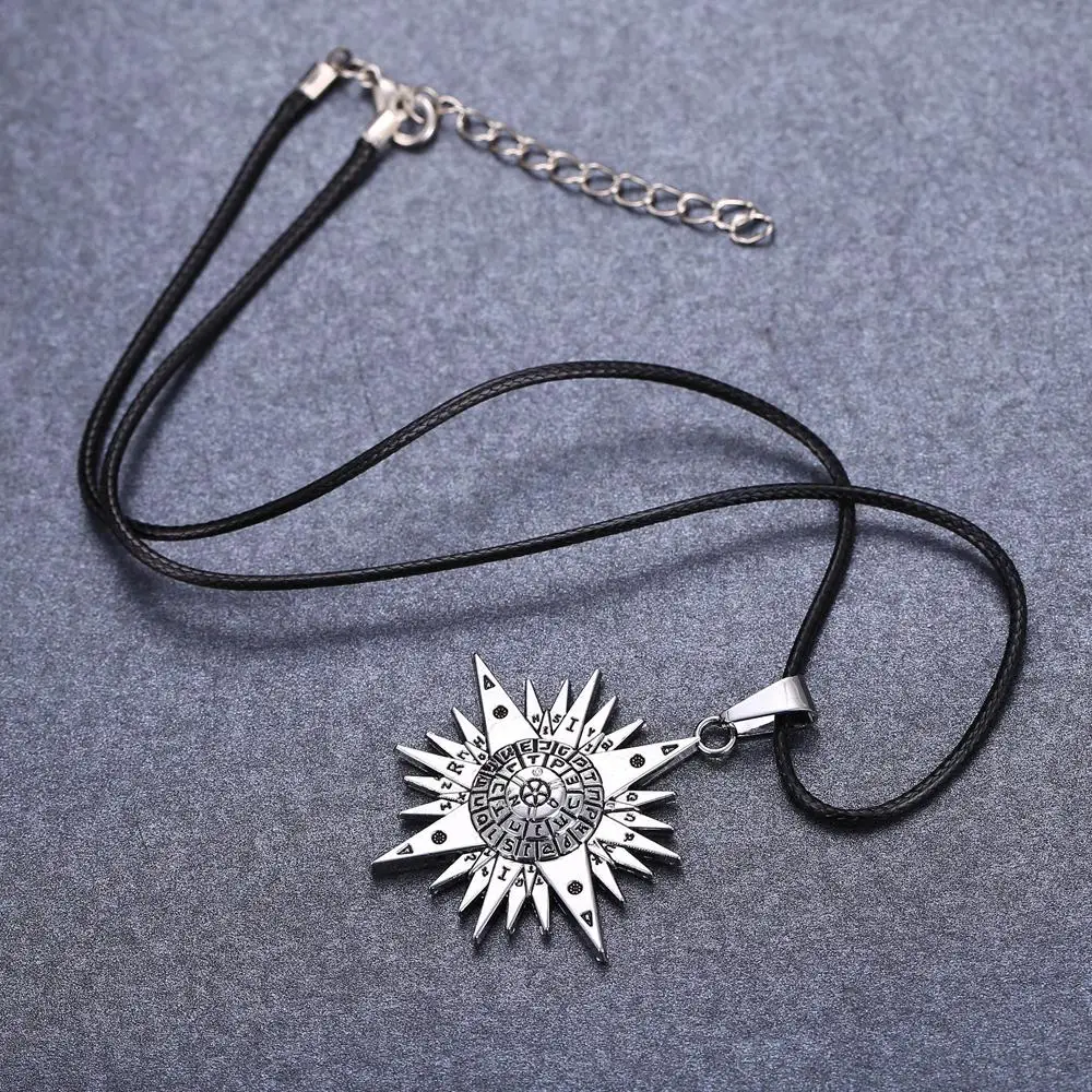 12 шт./лот аниме D.Gray-man серебряное металлическое ожерелье подвеска с логотипом Allen