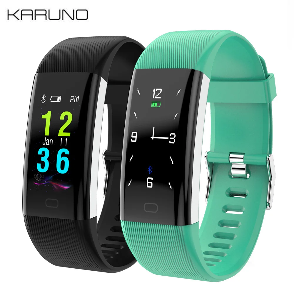 

KARUNO F07 Plus Smart Band Color Screen IP68 Waterproof Heart Rate Fitness Bracelet Blood Pressure Oxygen Monitor Smart-band