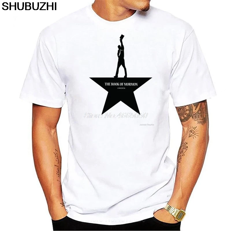 

Free shipping Hamilton The Broadway An American Musical GOLD STAR Men TShirt T-Shirt Short Sleeve Fitness Clothing