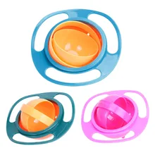 360 rotate spill proof bowl for kids
