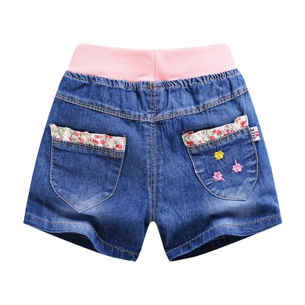 Chumhey/От 2 до 7 лет; джинсовые шорты для малышей; летние шорты с милым рисунком для маленьких девочек; мягкие джинсовые шорты для малышей; детская одежда; одежда для малышей