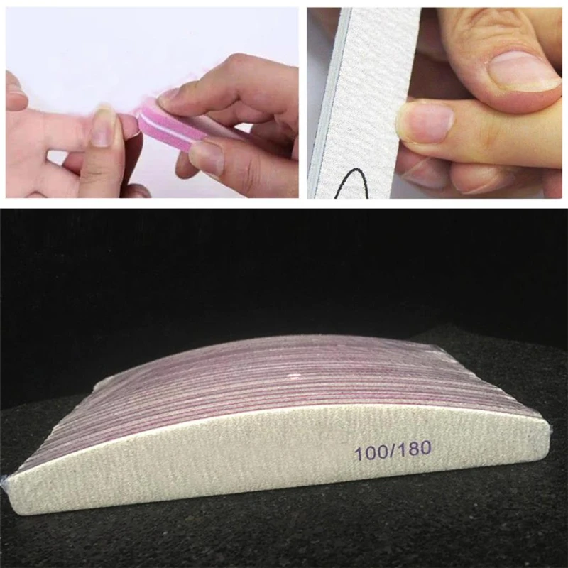 

18*2*0.25cm 5PCS Buffer Nail File Rubbing Nail Art Sanding Files Buffer Block Manicure Tools Pedicure UV Gel Set