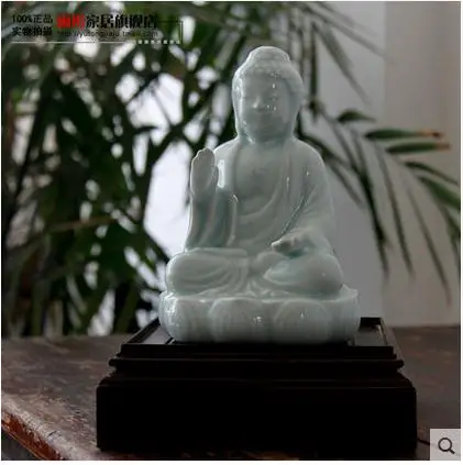 

ceramic Oriental Zen Buddha statue buddha figurine home decor crafts room decoration ceramic ornament porcelain figurines gift