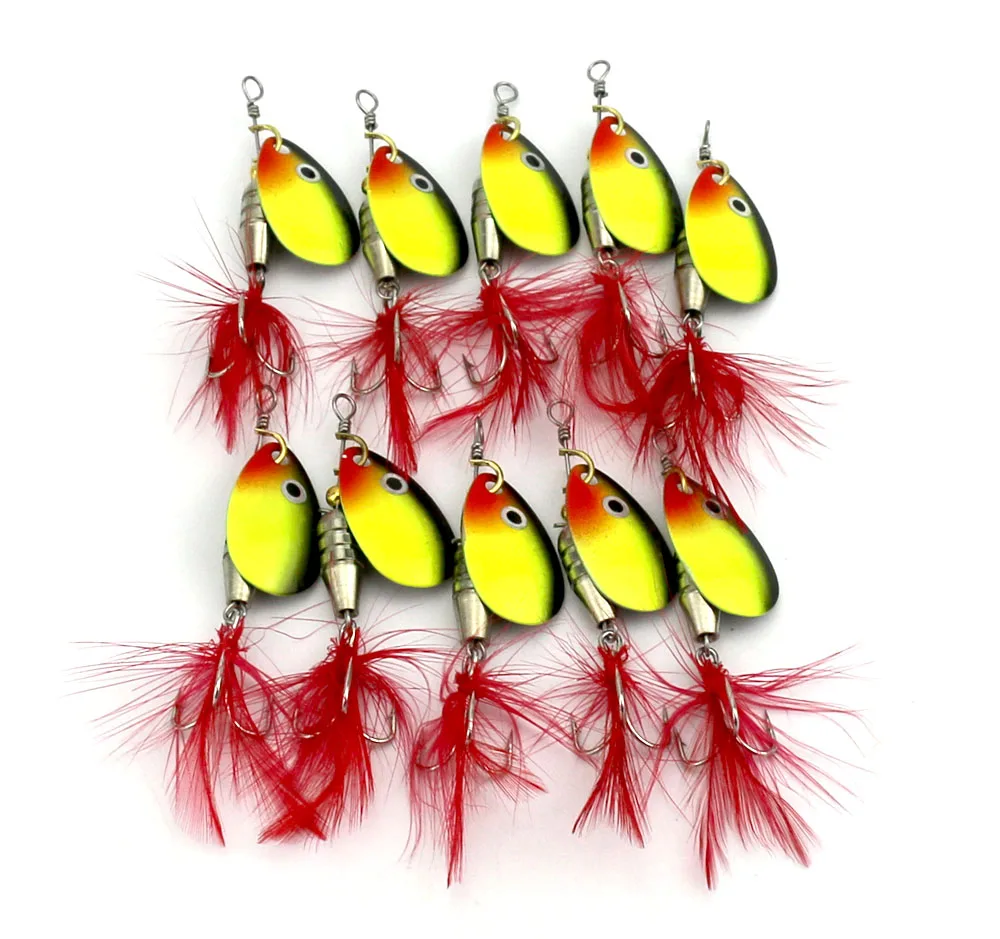 

16pcs Spinner Bait lures 6G 6#hooks Fishing tackle, Metal baits,Fishing lures Hard lure spinner spoon Good Quality free shiping