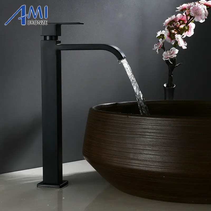 Amibronze, одиночный холодный кран, черная краска, для работы, кран для ванной, для бассейна, высокие краны, 304, нержавеющая сталь Amibronze, одиночный холодный кран, черная краска, для работы, кран для ванной, для бассейна, высокие краны, 304, нержавеющая сталь