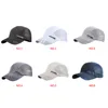 Gorra de béisbol de malla transpirable de verano sombreros de secado rápido para hombres azul gris ► Foto 2/6