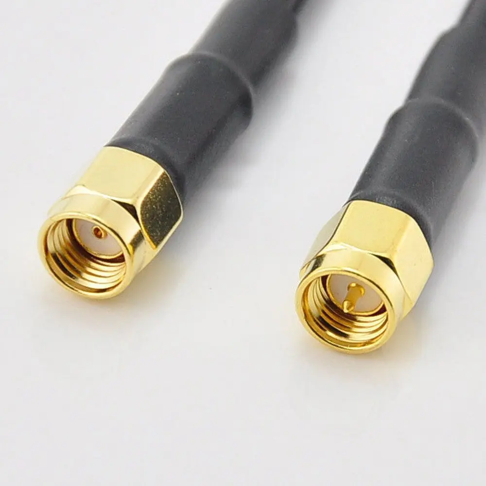 

ALLISHOP 30m Wireless Wifi aftermarket Antenna Cable SMA Male to RP-SMA Male Low Loss LMR195 Jumper Cable