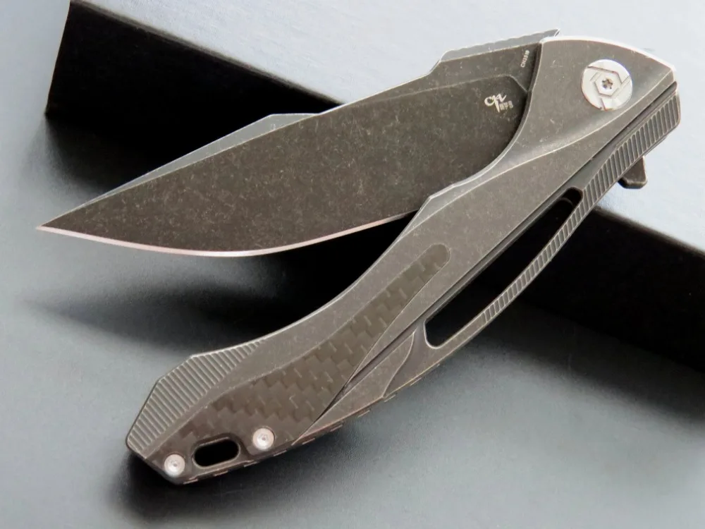 Cena Eafengrow CH3519 nóż składany flipper S35VN łożyska kulkowe TC4 uchwyt camping polowanie kieszonkowe noże do owoców narzędzie edc