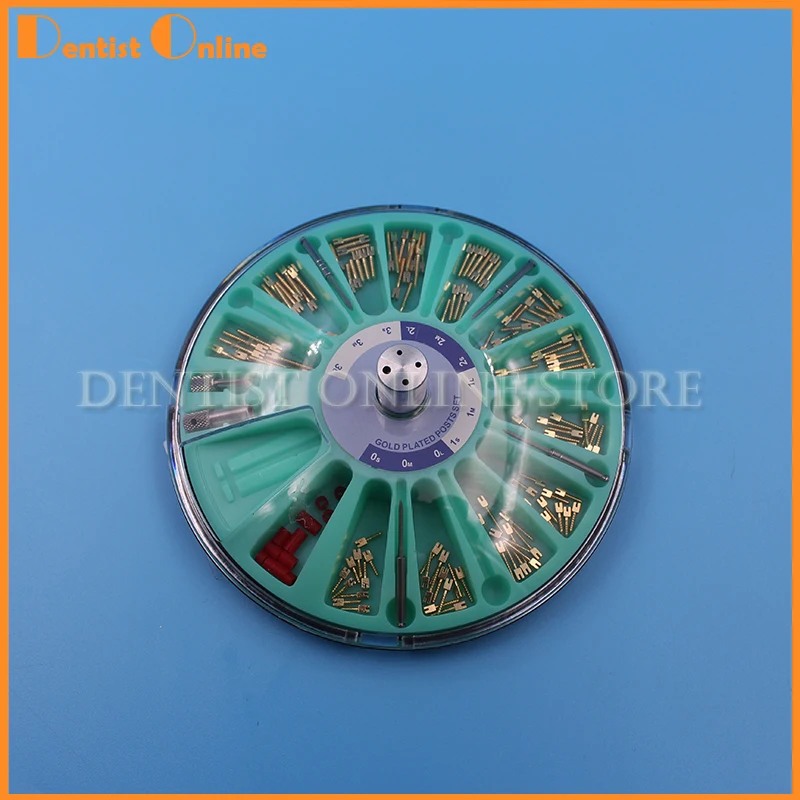 

Dental Euro post gold plated screw post 120pcs dental screw post