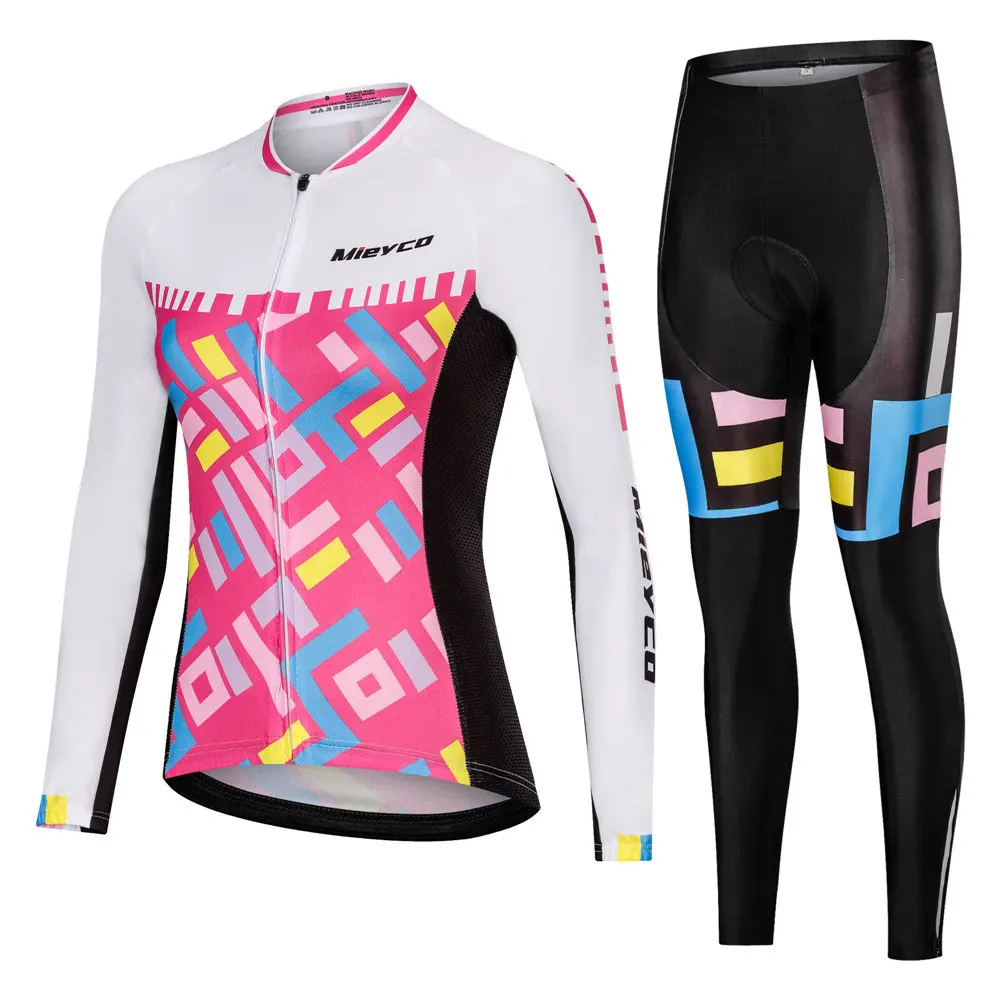 

Female Cycling Clothing Set 2019 Summer Pro Team MTB Bike Clothes Ladies Cycling Jersey Sets Anti-UV Bicycle Wear clothes Women