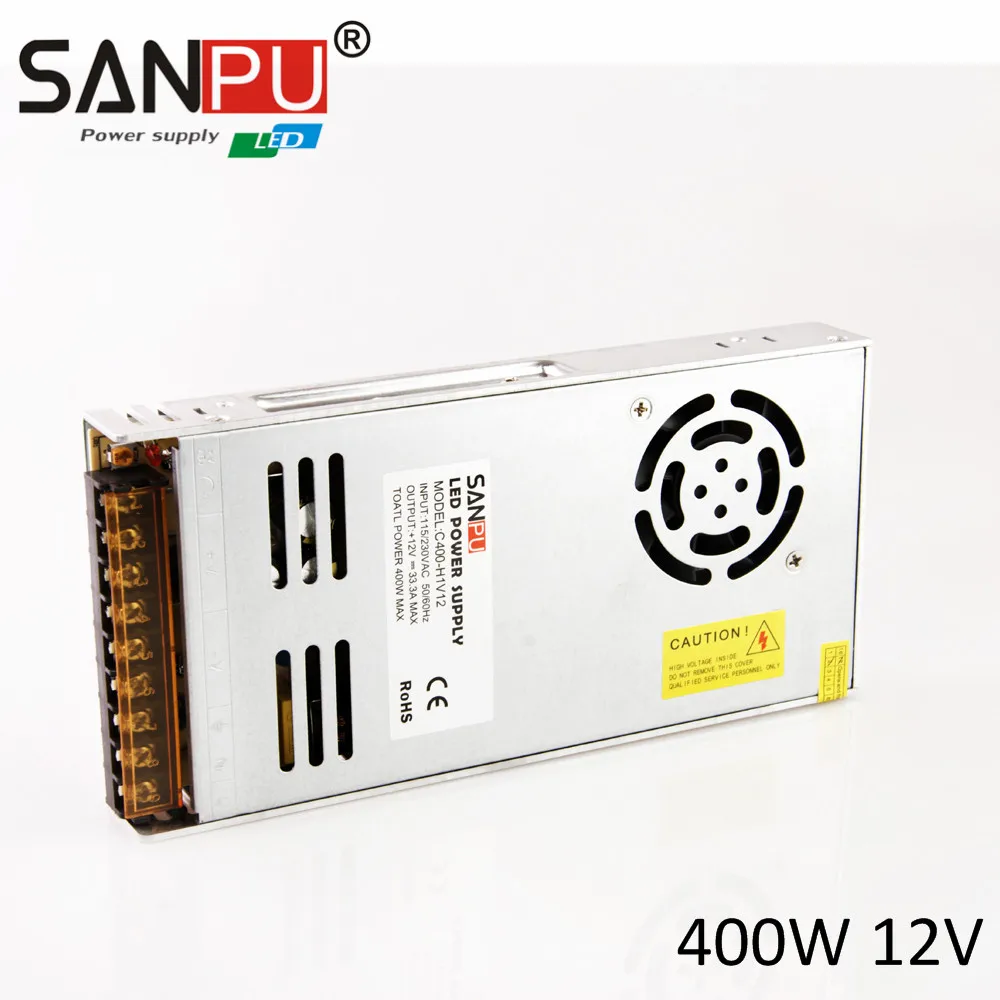 

AC 220V to DC 12V 33.3A Voltage Transformer Indoor Ultra Thin Switch Power Supply for 400W Motor Led Control Led Switch Display