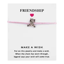 Подвеска в виде лягушки, браслет для женщин, мужчин, детей, регулируемый, на удачу, красные браслеты, открытка, ювелирное изделие, подарок