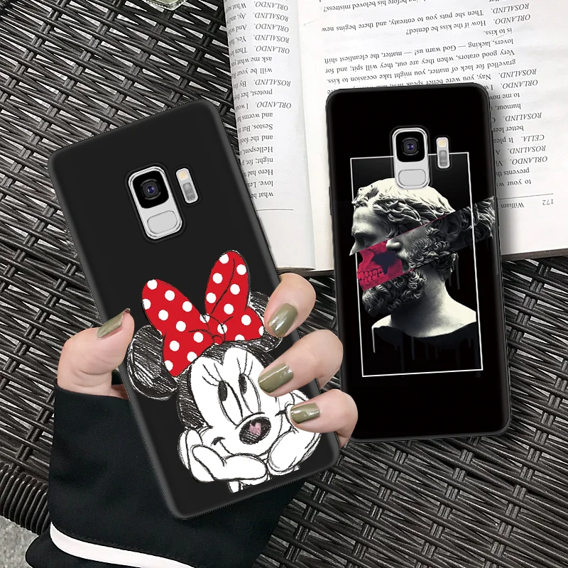

Vintage David Graphic Phone Case For Samsung Galaxy A50 A30 A40 A70 A3 A5 A7 A6 A8 S8 Plus S6 S7 Note 4 8 9 M30 M20 M10 TPU Capa