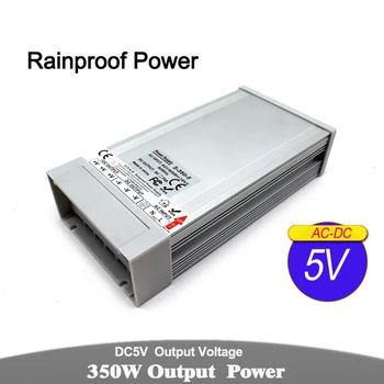 

5V Power Supply 70A 350W Rainproof Driver Transformer 220v 110v AC DC5V Outdoor Power Adapter for LED Strip Modules USB Light