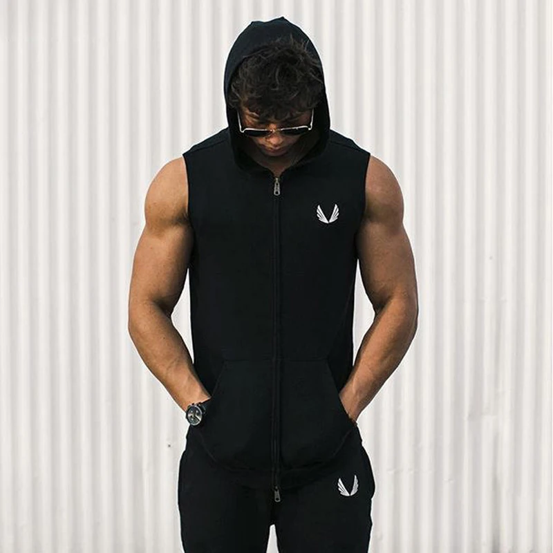 black jogging jacket