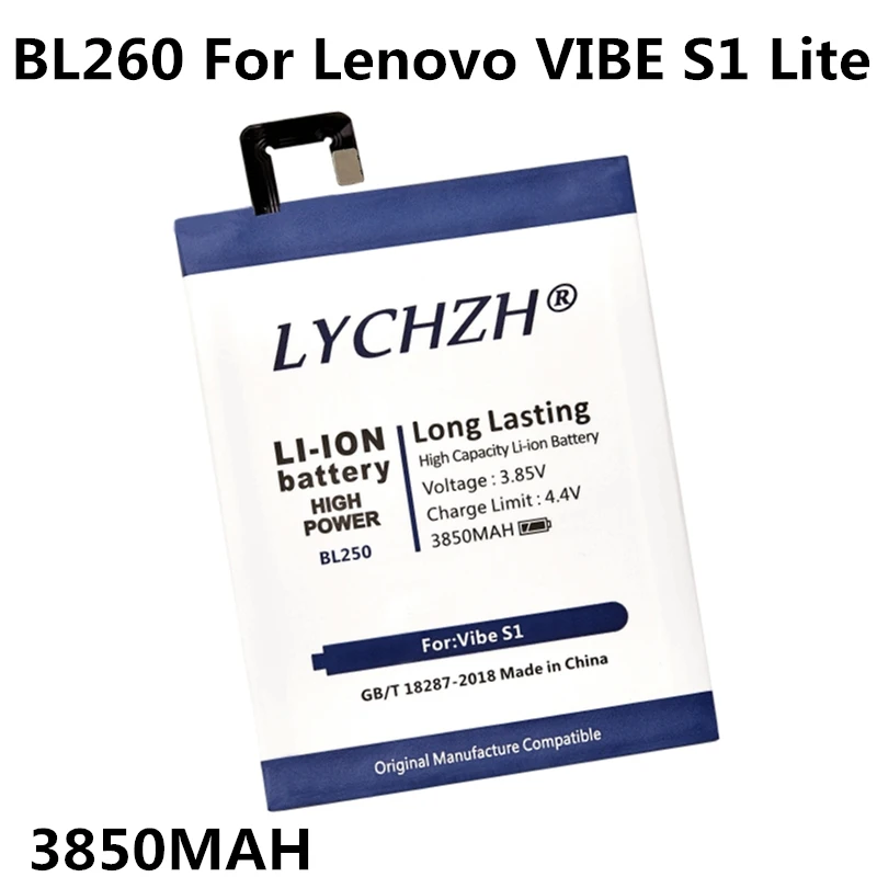 Оригинальный аккумулятор LenovoS1 S1c50 S1a40 BL260 перезаряжаемый литий-ионный встроенный