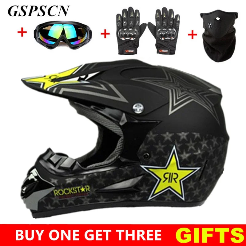 

GSPSCN Motocross Helmet Off Road Professional ATV Cross Helmets MTB DH Racing Motorcycle Helmet Dirt Bike Capacete de Moto casco