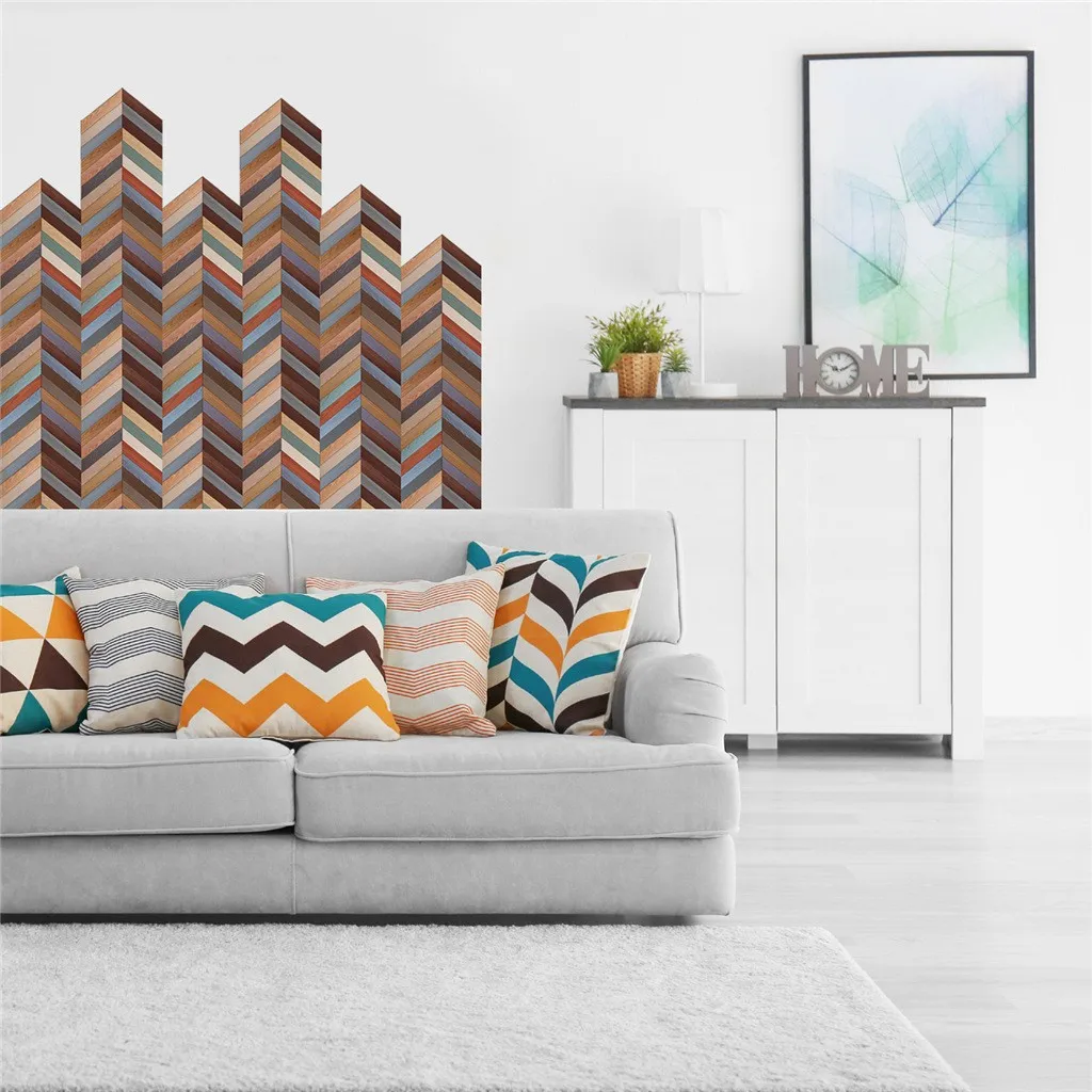 3D Wall Paper Brick Stone Rustic Effect Self-adhesive Sticker Home Decor Dropshipping Mar14 | Дом и сад