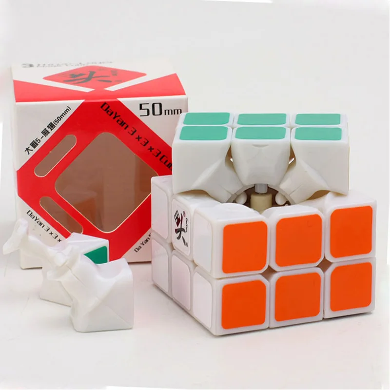 8 стилей Даян жанчи 3x3x3 50 мм куб головоломка игрушка высокое качество волшебный куб ультра-Гладкий профессиональный куб магические Классические игрушки - Цвет: DY50Z1-white