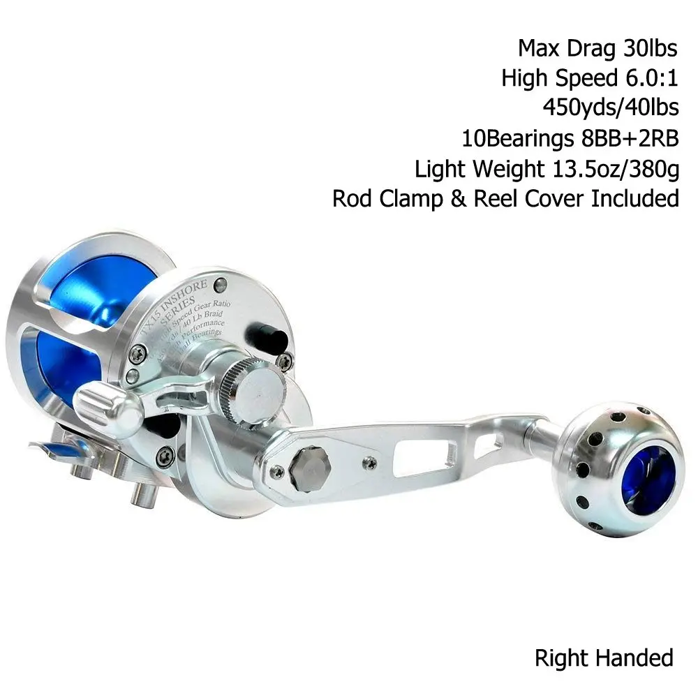 Trolling Reel With Line Counter Gomexus LX50 Slow Jigging Reel