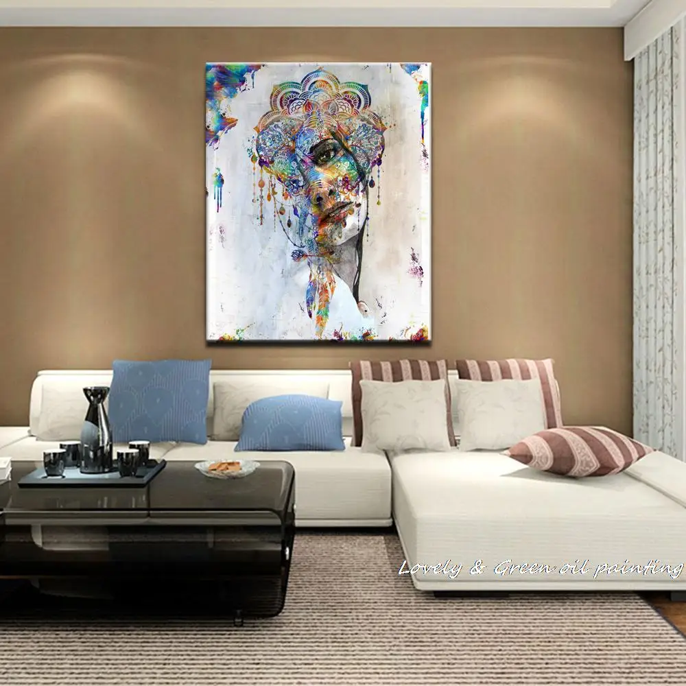 Aliexpresscom Buy Handpainted Sprint Beauty Girl Sad Modern Aliexpresscom Buy Handpainted Sprint Beauty Girl Sad Modern