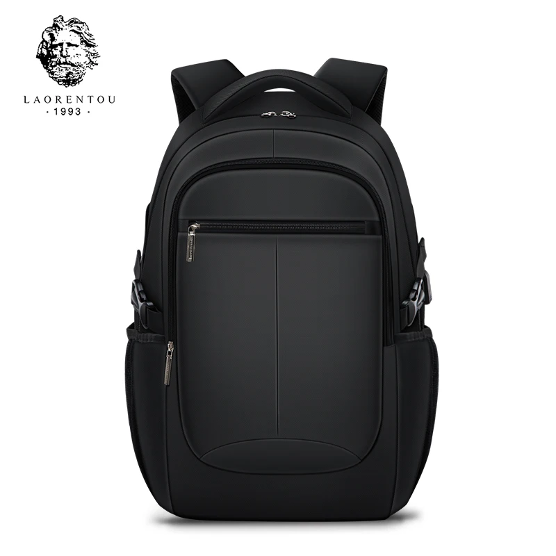 

Laorentou Men Backpacks Unisex School Bag Travel Bag Waterproof Backpack Notebook Computer Rucksack Anti-thief USB Knapsack