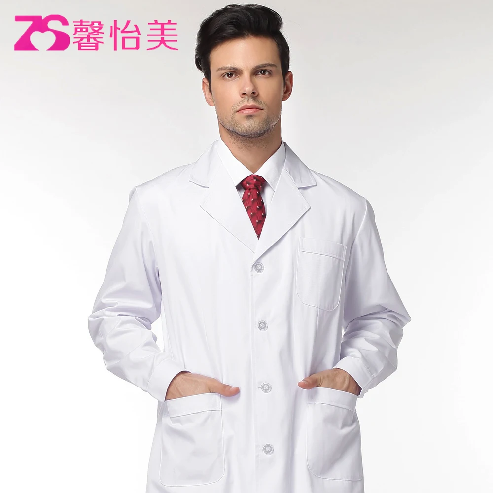 Free shipping medical uniforms doctor clothing long sleeve winter lab