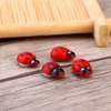 100pcs Wooden Ladybird Wall Sticker Ladybug Fridge Sticker Children Kids Painted Adhesive Back DIY Craft Home Party Decoration ► Photo 3/6