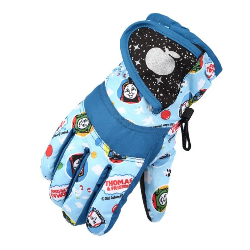 Children Winter Girls Boys Ski Gloves-6