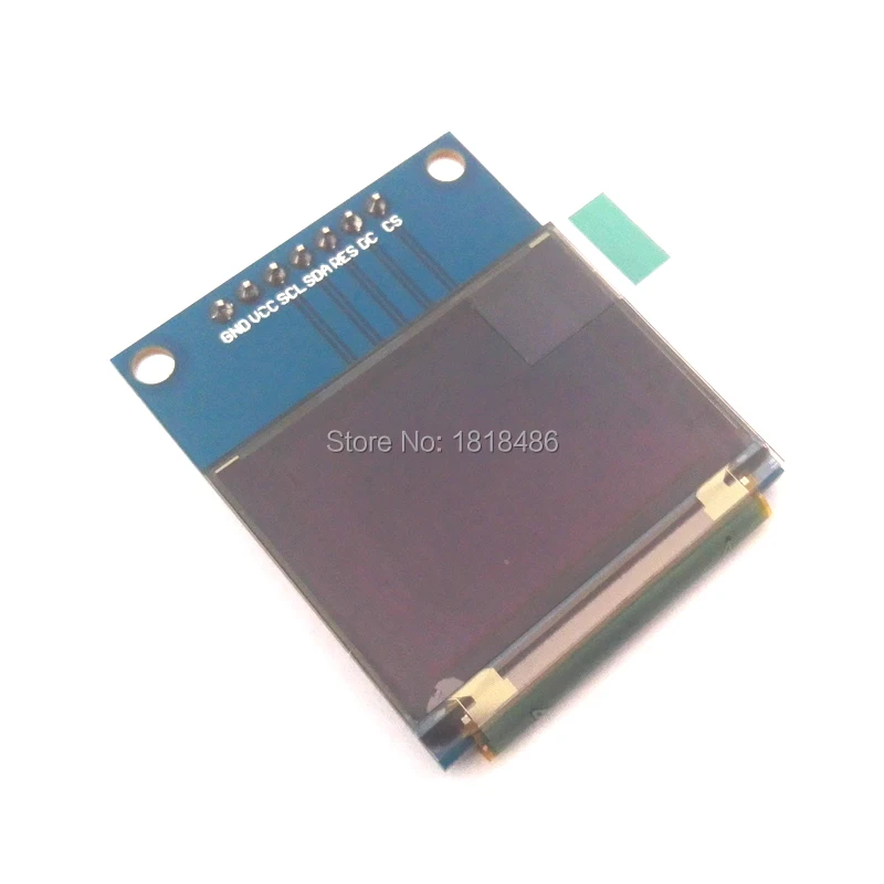 

Органический светодиодный дисплей 1,27 дюйма, 7 контактов, полный цвет SSD1351, Драйвер IC 128(RGB)* 96, интерфейс SPI