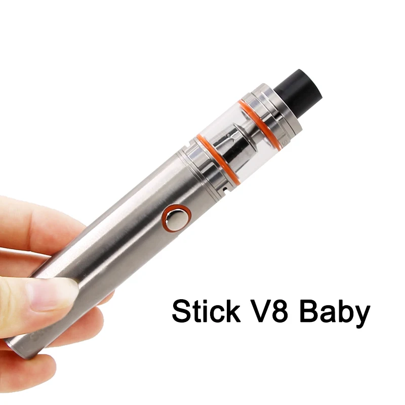 

Vape Smok Stick V8 Baby Kit 3ML TFV8 Baby Tank 2000mah Battery Electronic Cigarette Vaporizer VS Ijust Stick V8 Vape Pen Plus